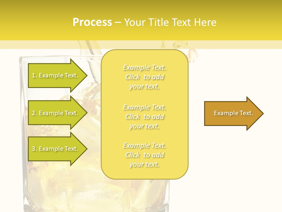 Restaurant Blended Drink PowerPoint Template