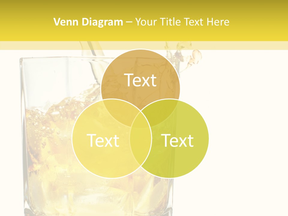 Restaurant Blended Drink PowerPoint Template