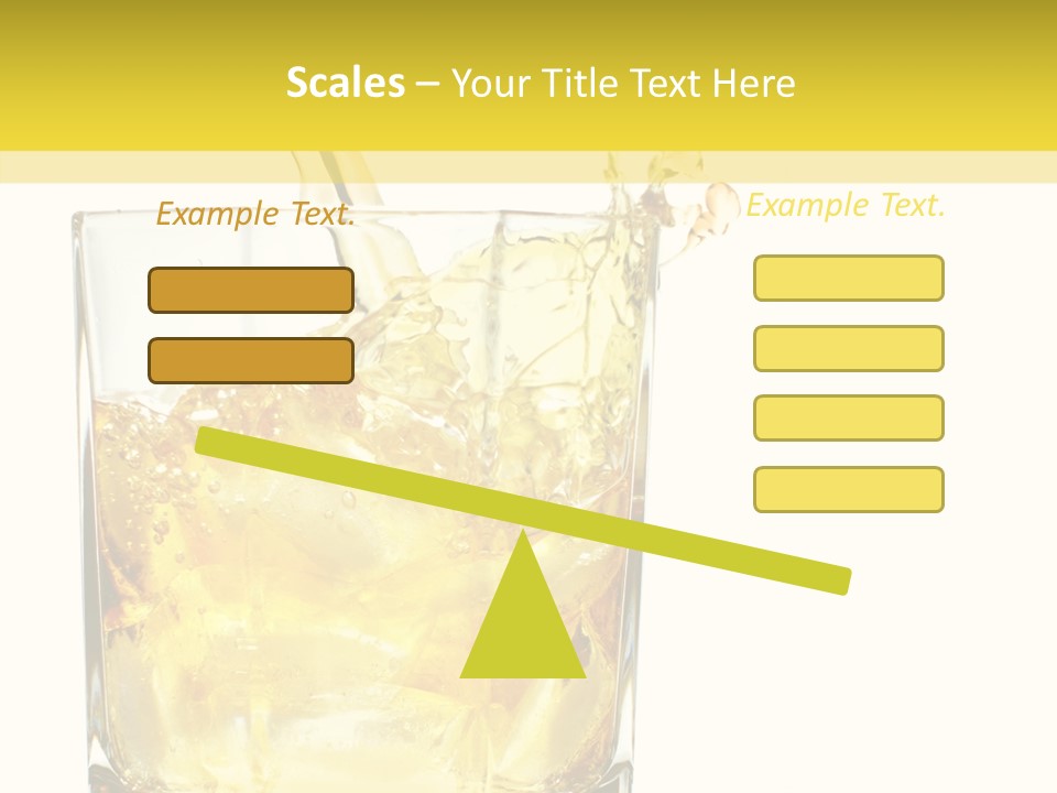 Restaurant Blended Drink PowerPoint Template
