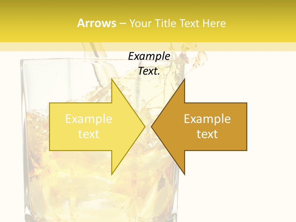 Restaurant Blended Drink PowerPoint Template