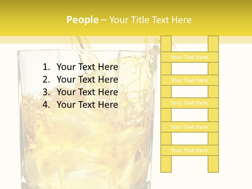 Restaurant Blended Drink PowerPoint Template