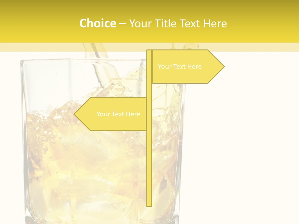 Restaurant Blended Drink PowerPoint Template