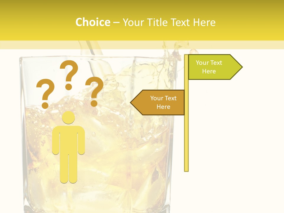 Restaurant Blended Drink PowerPoint Template
