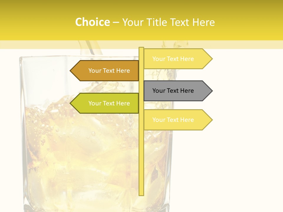 Restaurant Blended Drink PowerPoint Template