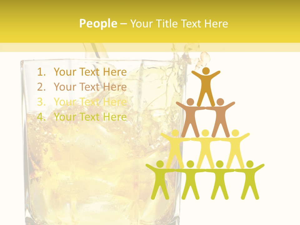 Restaurant Blended Drink PowerPoint Template