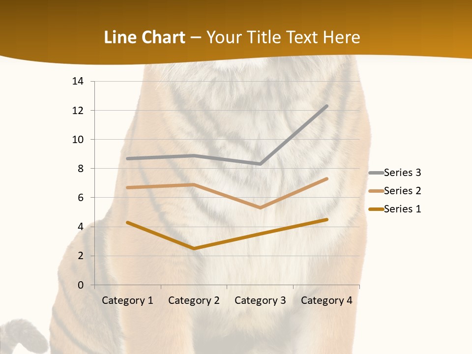 Stripes Fur Face PowerPoint Template