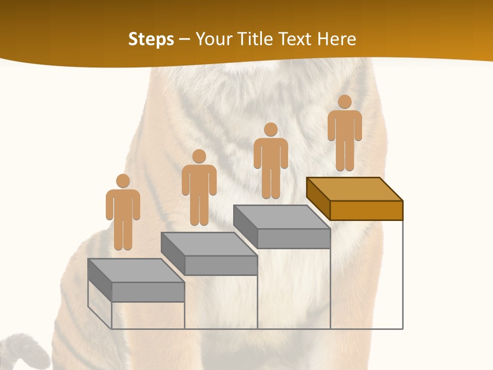 Stripes Fur Face PowerPoint Template