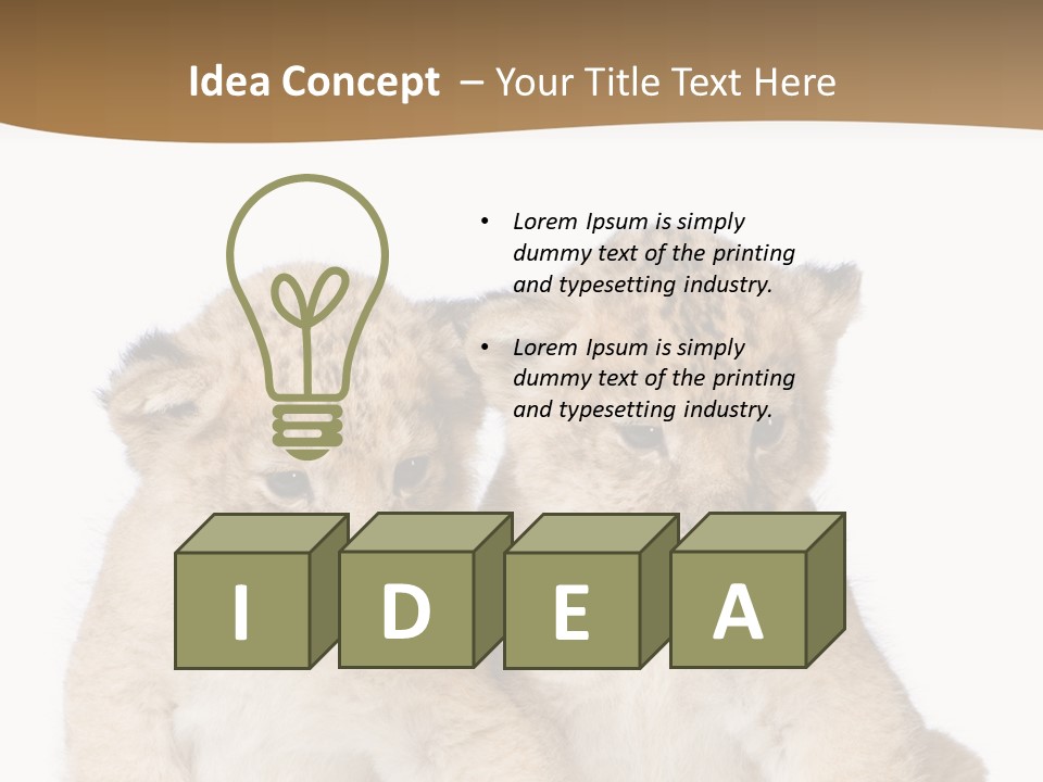 Whisker Animal Wild PowerPoint Template