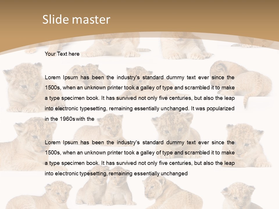 Ensemble Big Five Small PowerPoint Template