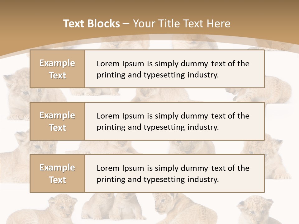 Ensemble Big Five Small PowerPoint Template