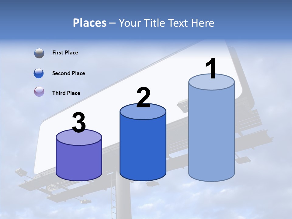 Room Figure Office PowerPoint Template