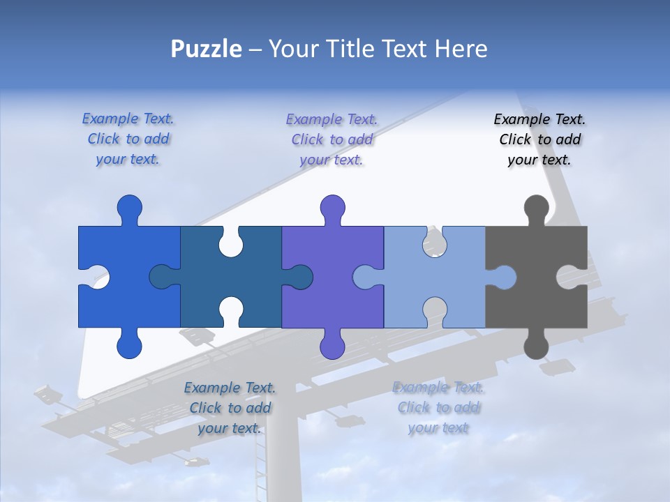 Room Figure Office PowerPoint Template