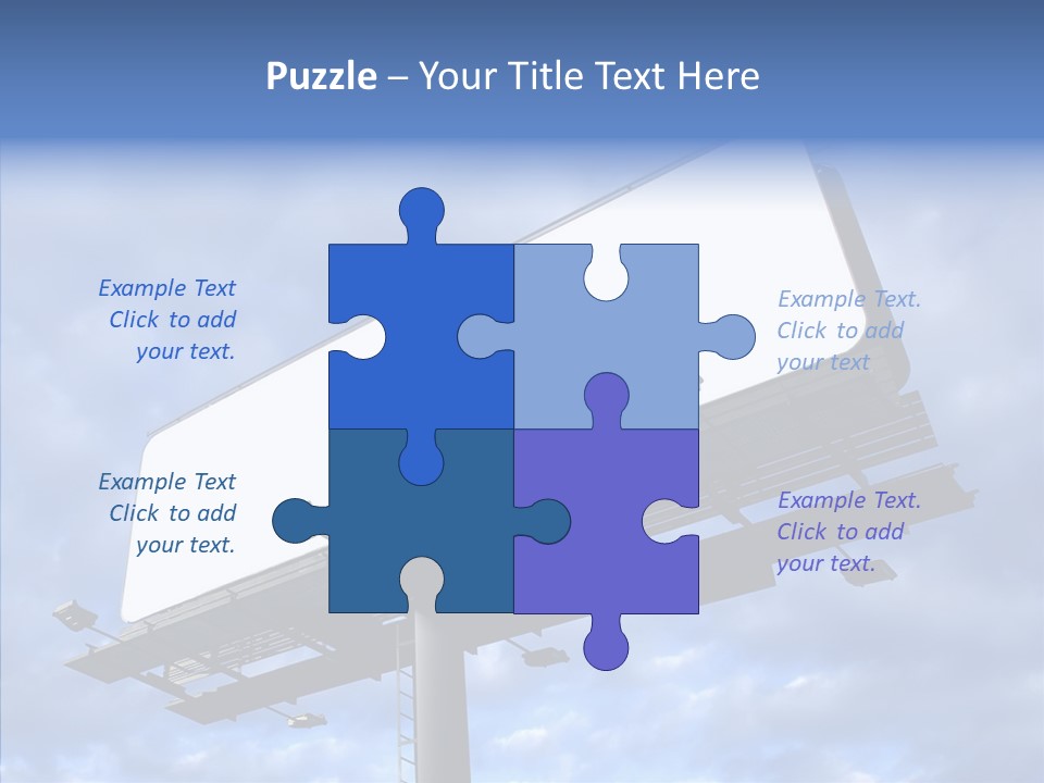 Room Figure Office PowerPoint Template