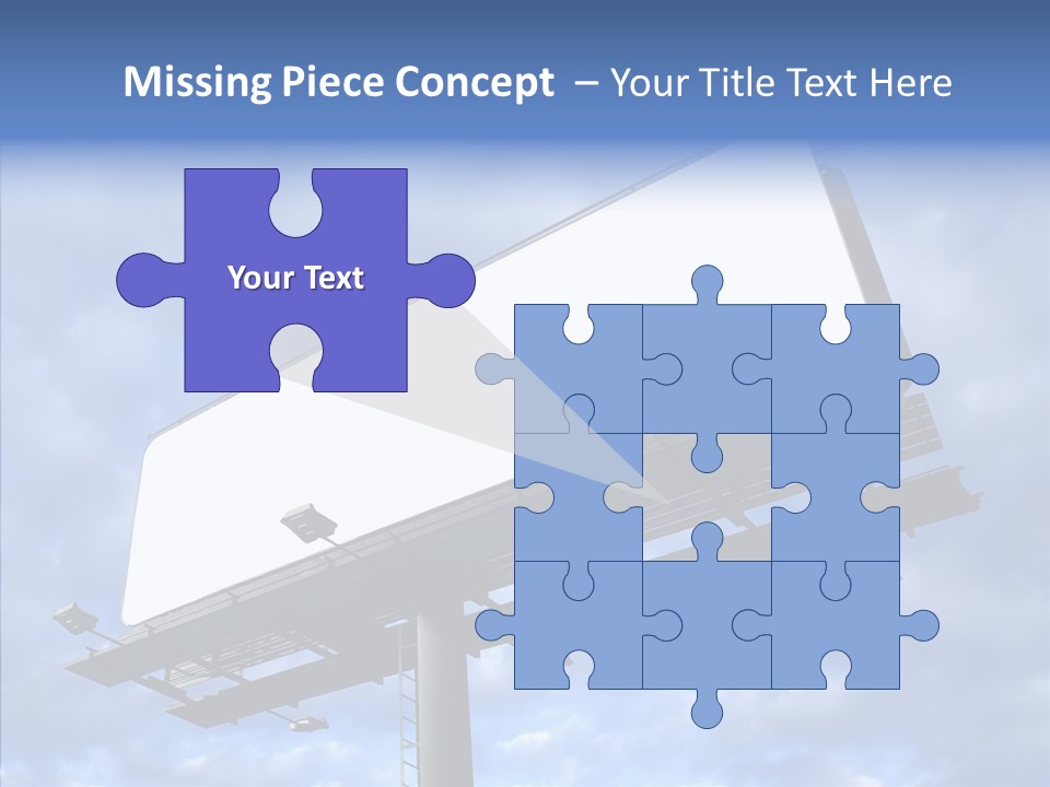 Room Figure Office PowerPoint Template