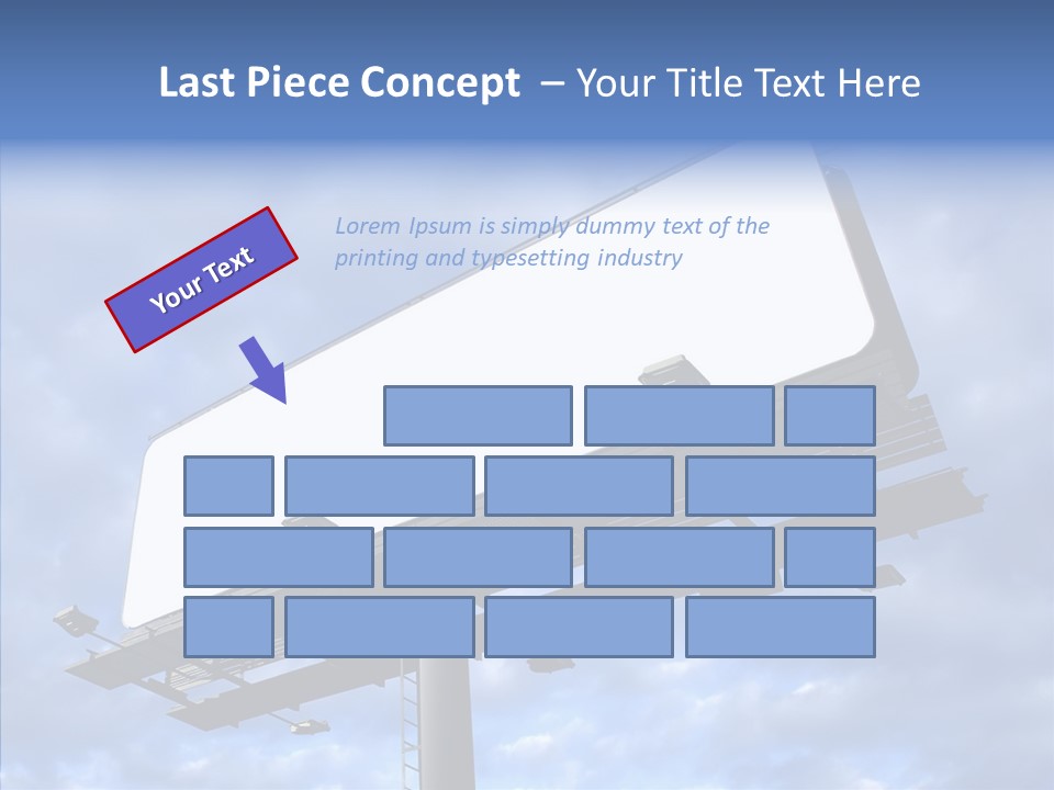 Room Figure Office PowerPoint Template
