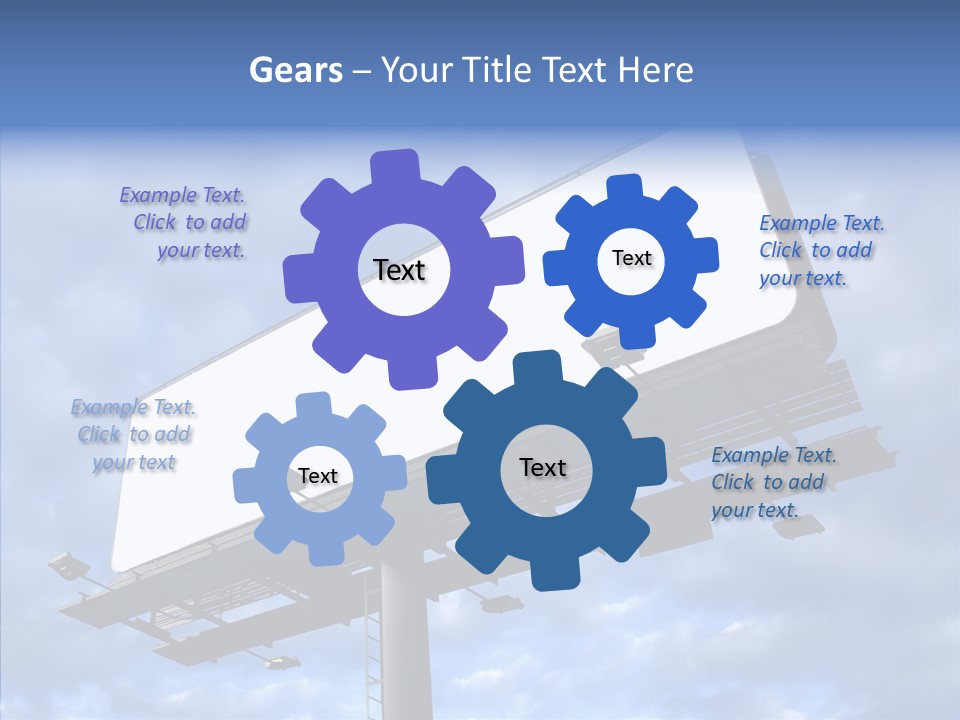 Room Figure Office PowerPoint Template