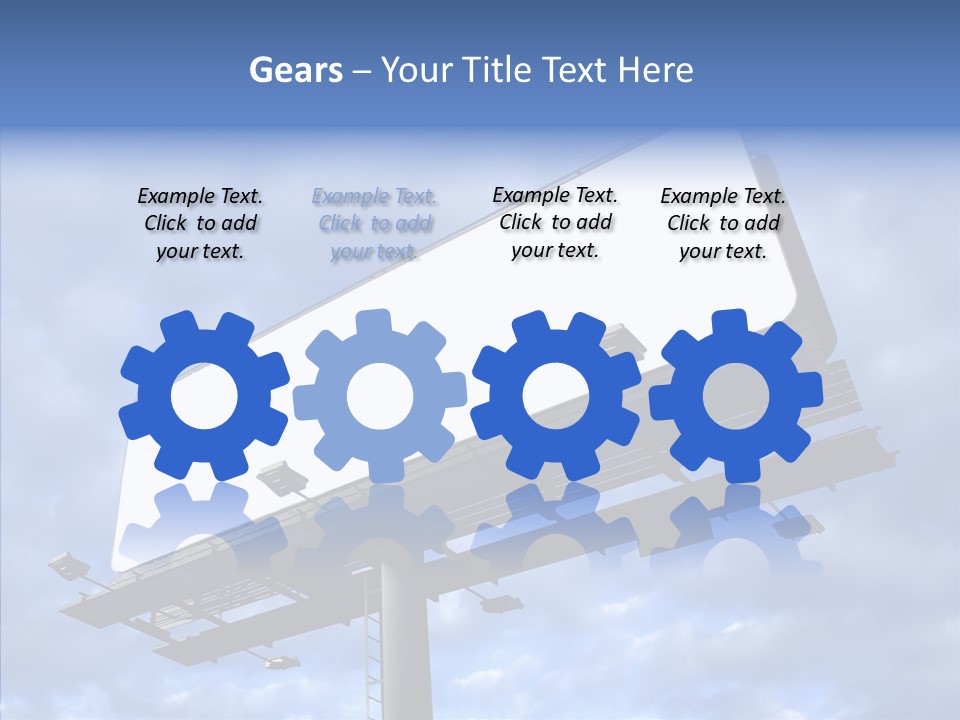 Room Figure Office PowerPoint Template