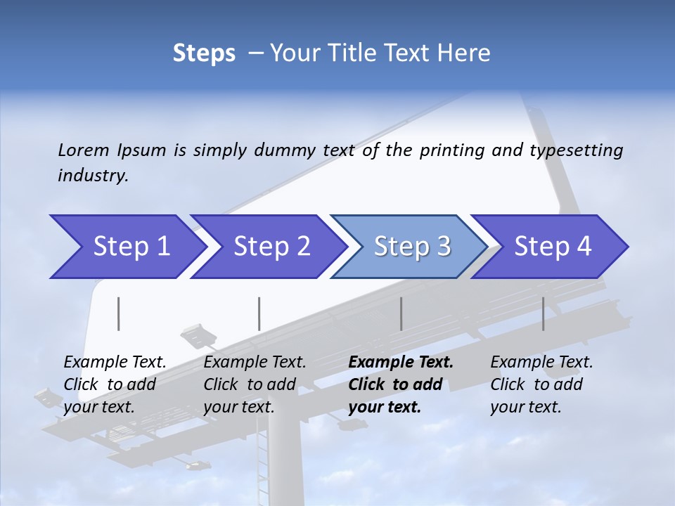 Room Figure Office PowerPoint Template