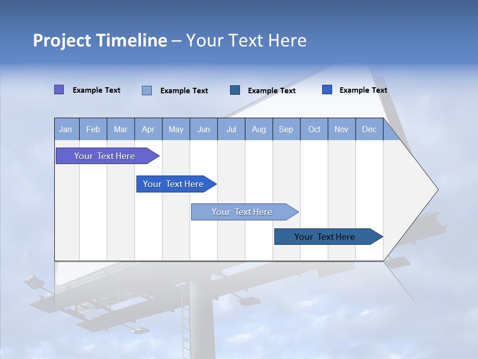 Room Figure Office PowerPoint Template