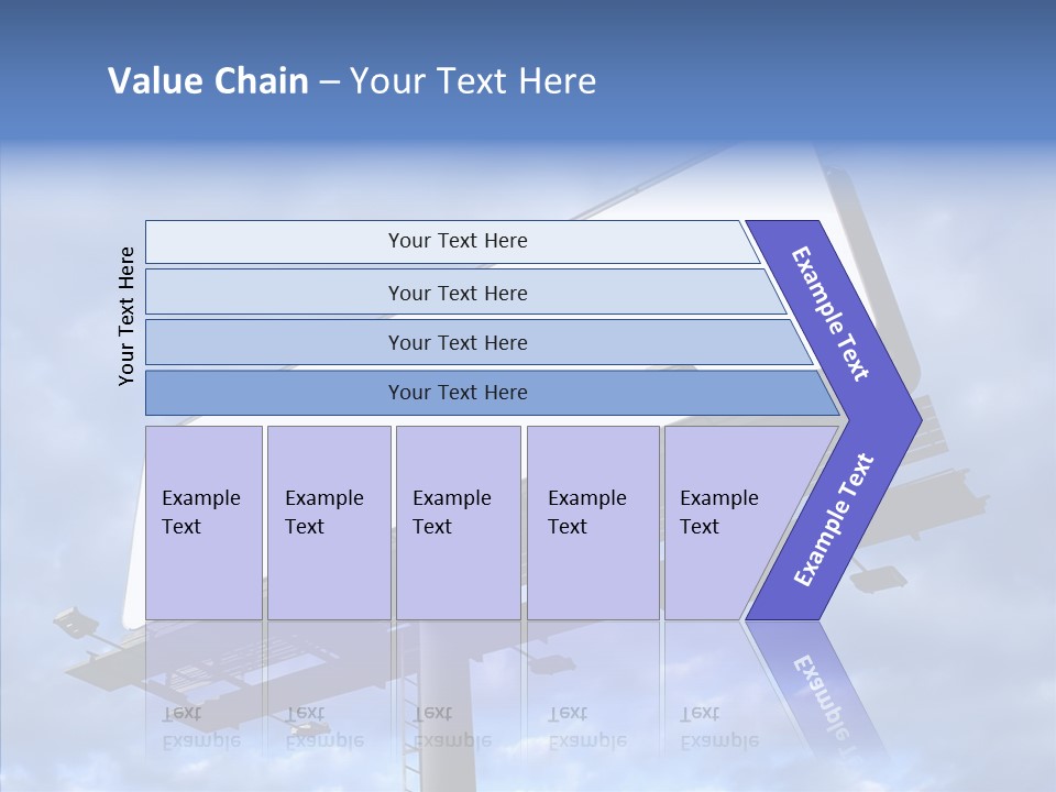 Room Figure Office PowerPoint Template