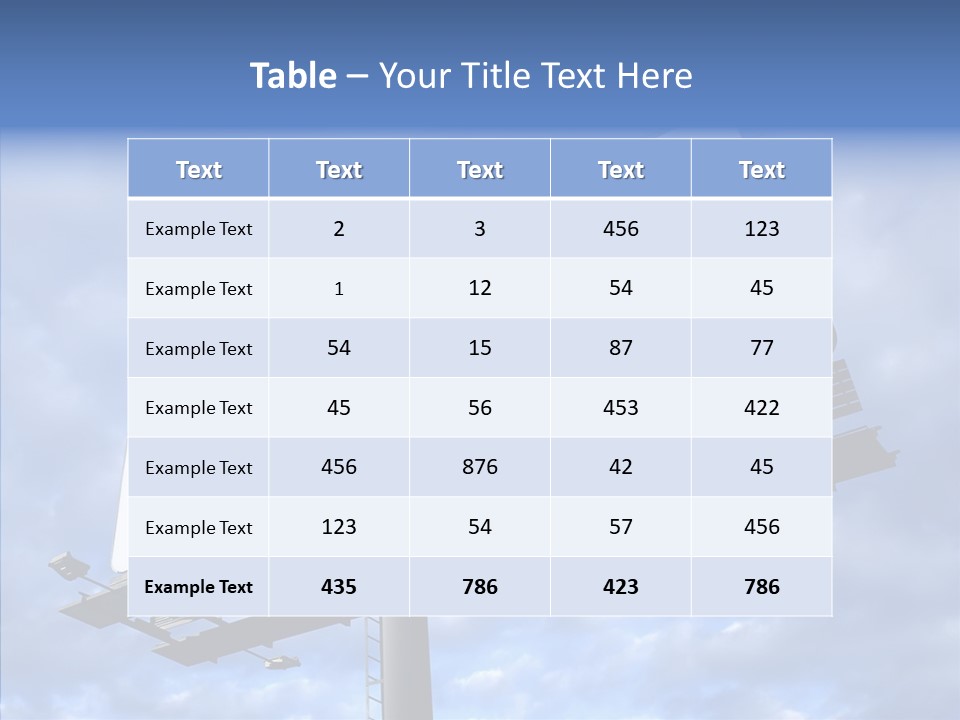 Room Figure Office PowerPoint Template