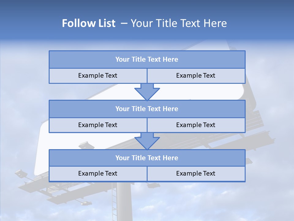 Room Figure Office PowerPoint Template