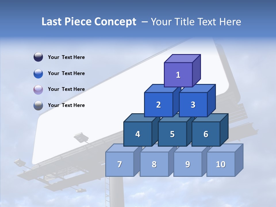 Room Figure Office PowerPoint Template