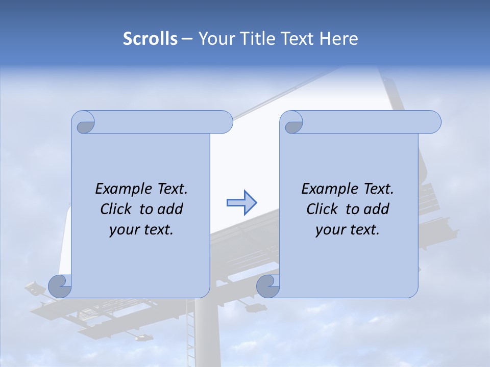 Room Figure Office PowerPoint Template