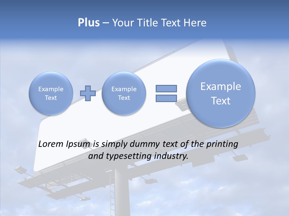 Room Figure Office PowerPoint Template
