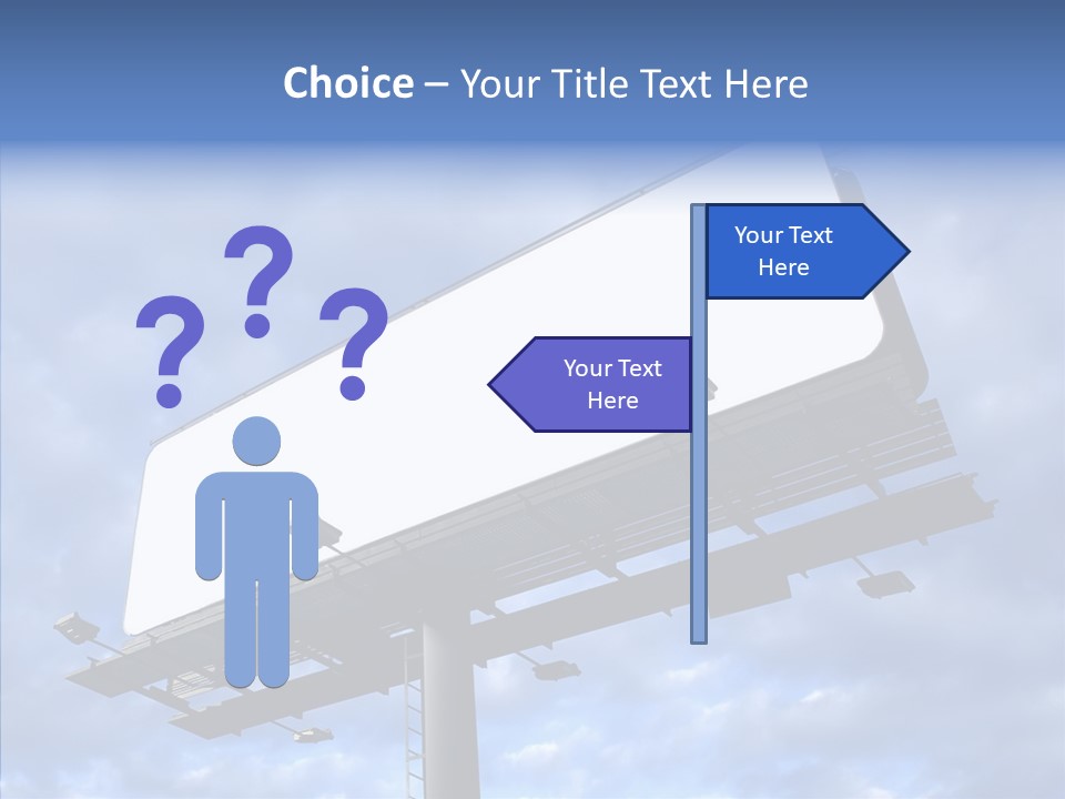 Room Figure Office PowerPoint Template