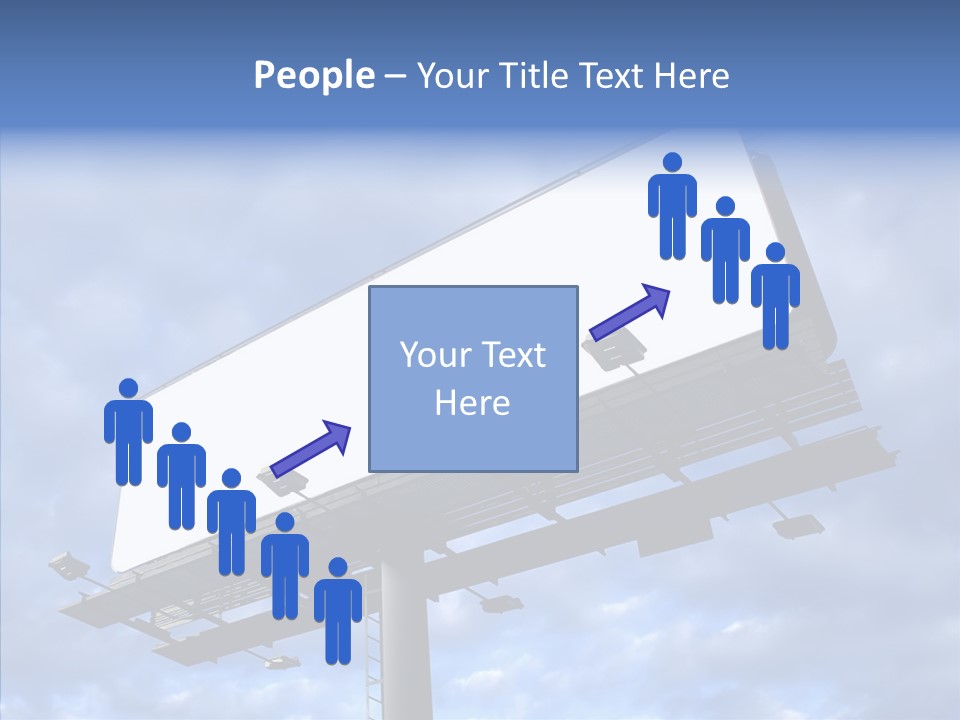 Room Figure Office PowerPoint Template