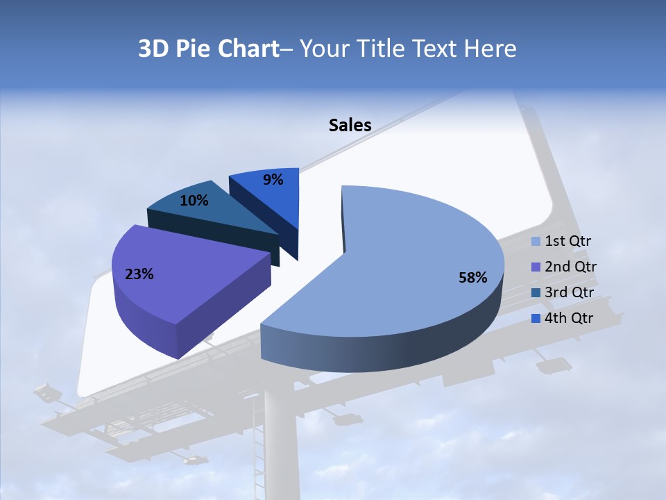 Room Figure Office PowerPoint Template
