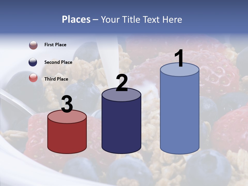 Milk Strawberry Meal PowerPoint Template