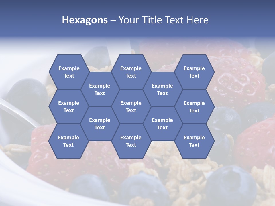 Milk Strawberry Meal PowerPoint Template