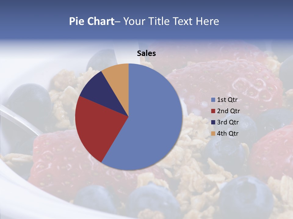 Milk Strawberry Meal PowerPoint Template