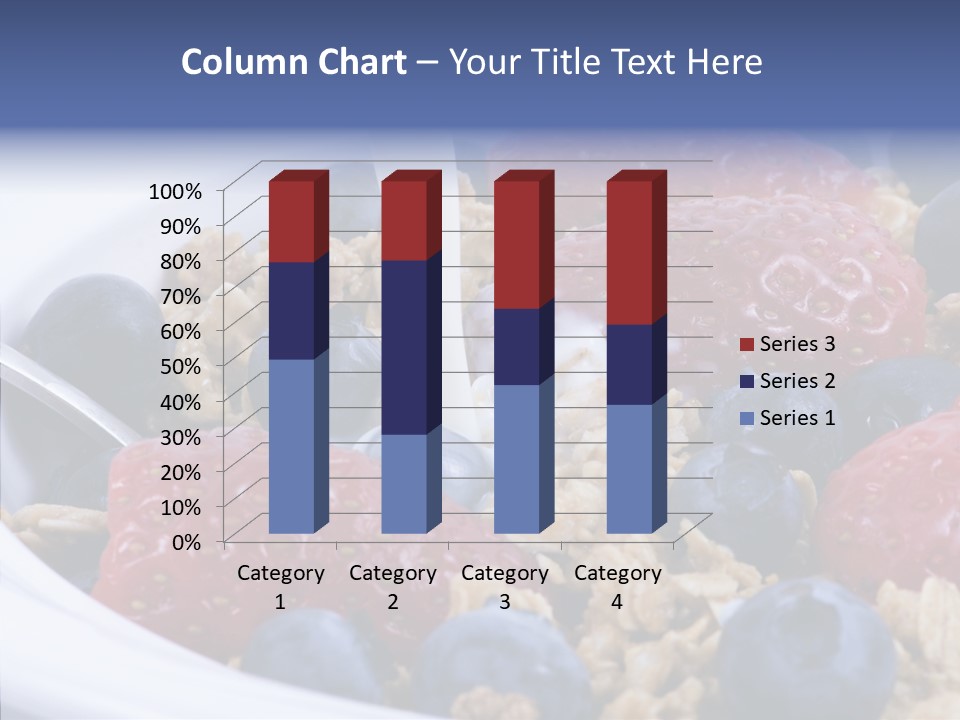 Milk Strawberry Meal PowerPoint Template