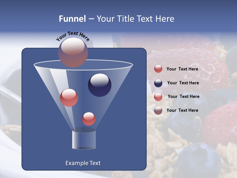 Milk Strawberry Meal PowerPoint Template