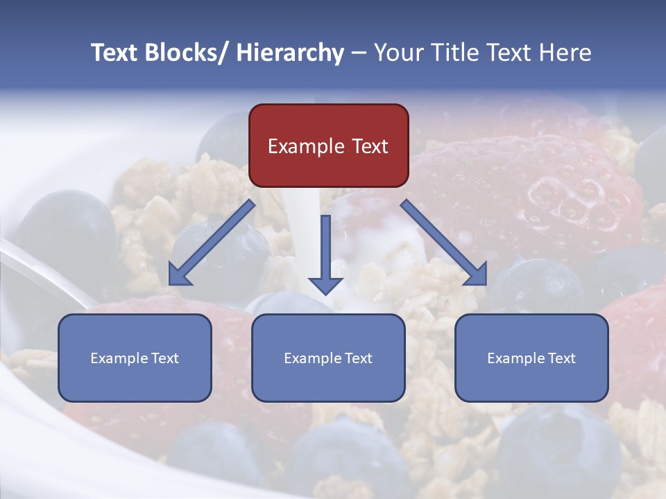 Milk Strawberry Meal PowerPoint Template