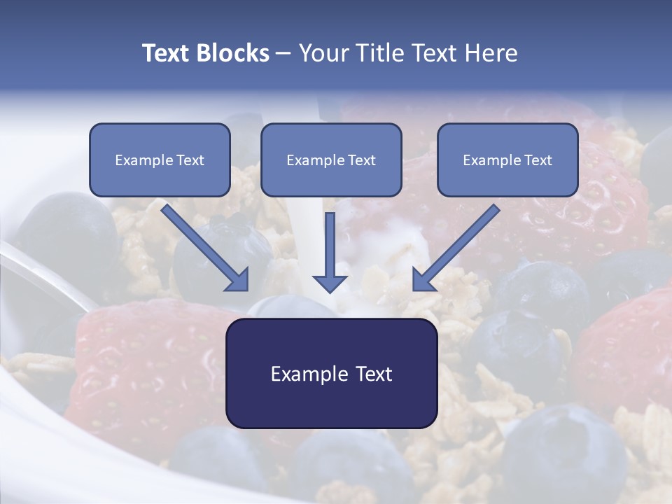 Milk Strawberry Meal PowerPoint Template