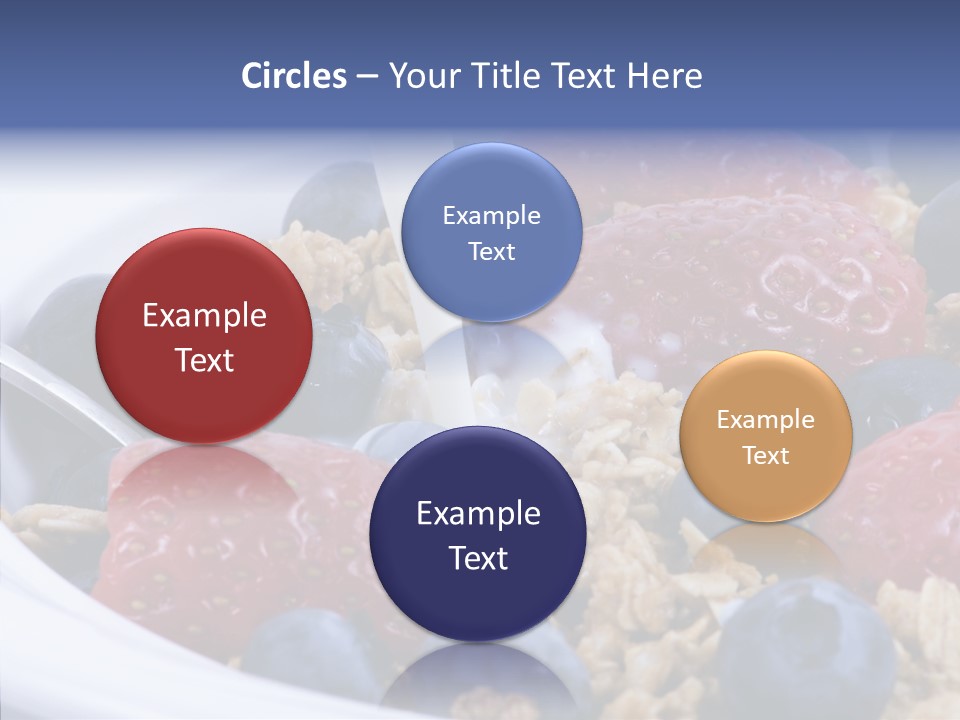 Milk Strawberry Meal PowerPoint Template