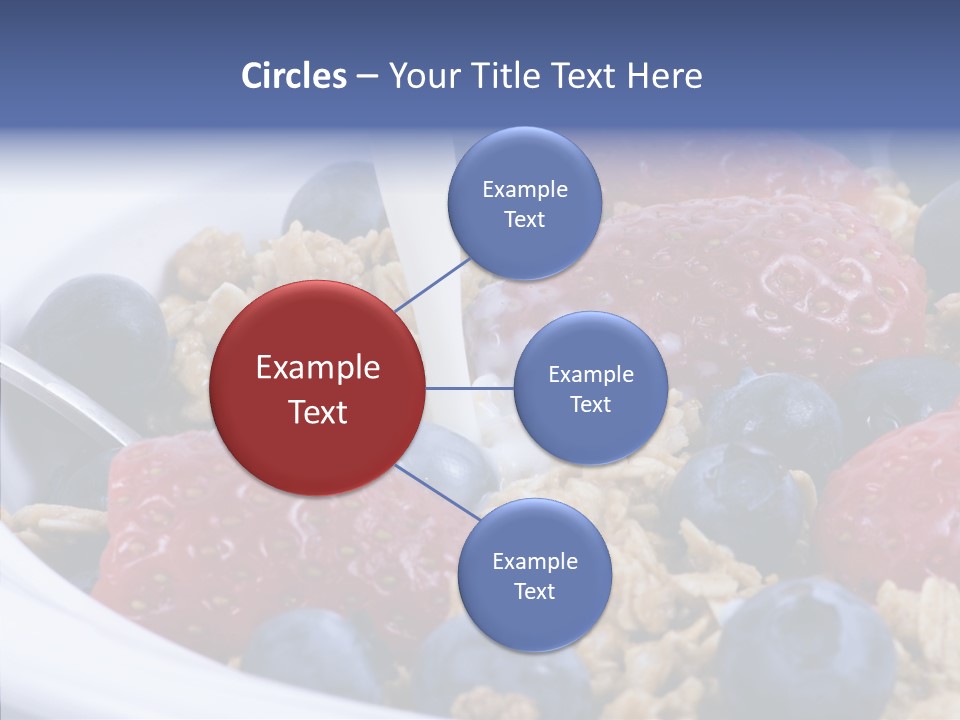 Milk Strawberry Meal PowerPoint Template