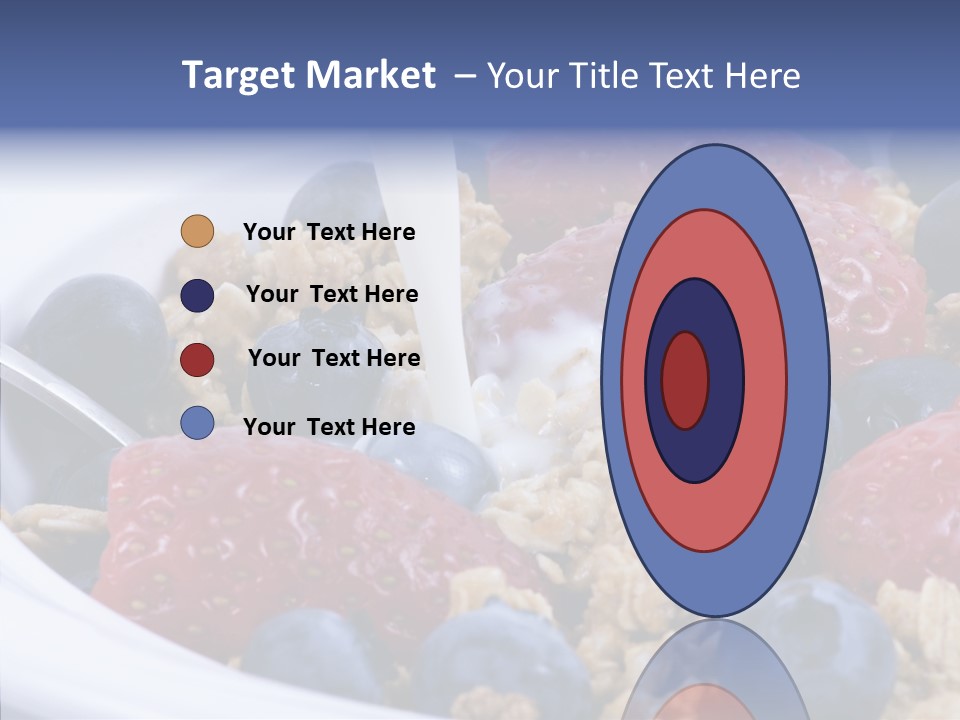 Milk Strawberry Meal PowerPoint Template