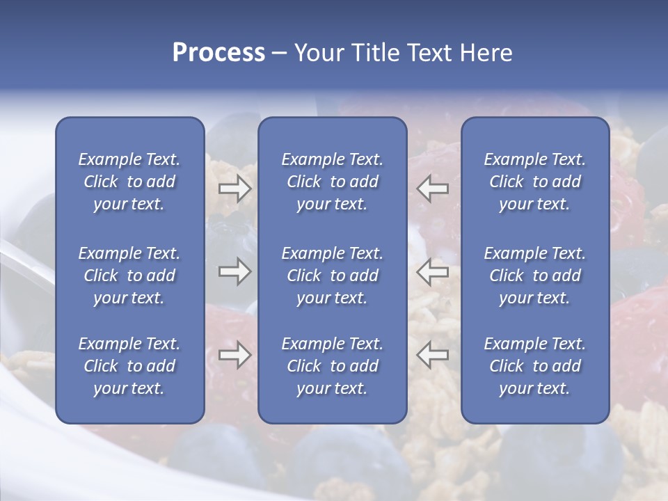 Milk Strawberry Meal PowerPoint Template