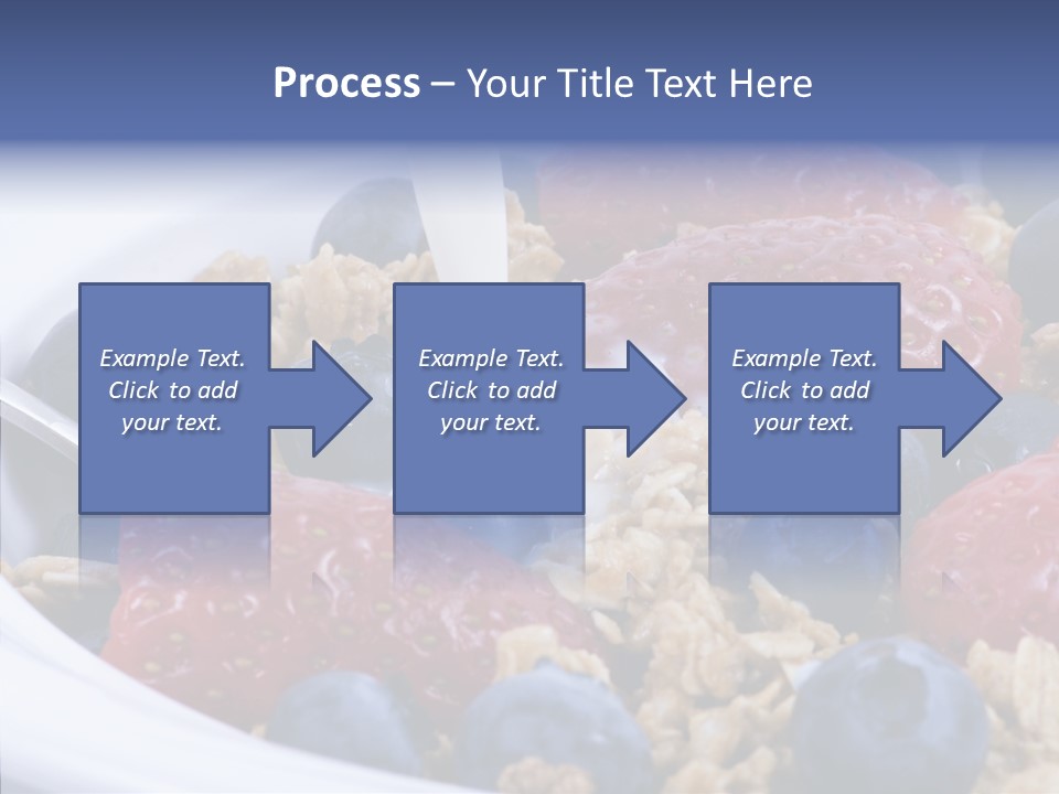 Milk Strawberry Meal PowerPoint Template