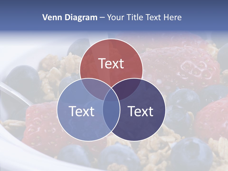 Milk Strawberry Meal PowerPoint Template
