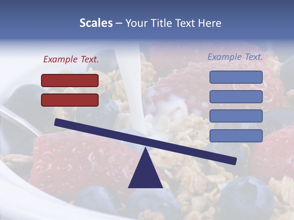 Milk Strawberry Meal PowerPoint Template
