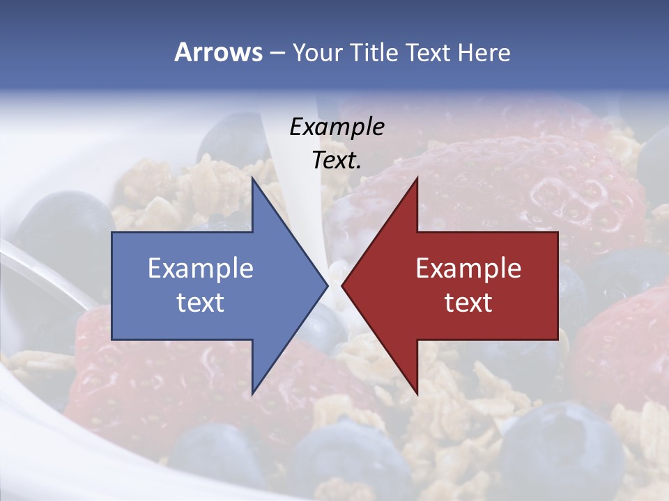 Milk Strawberry Meal PowerPoint Template