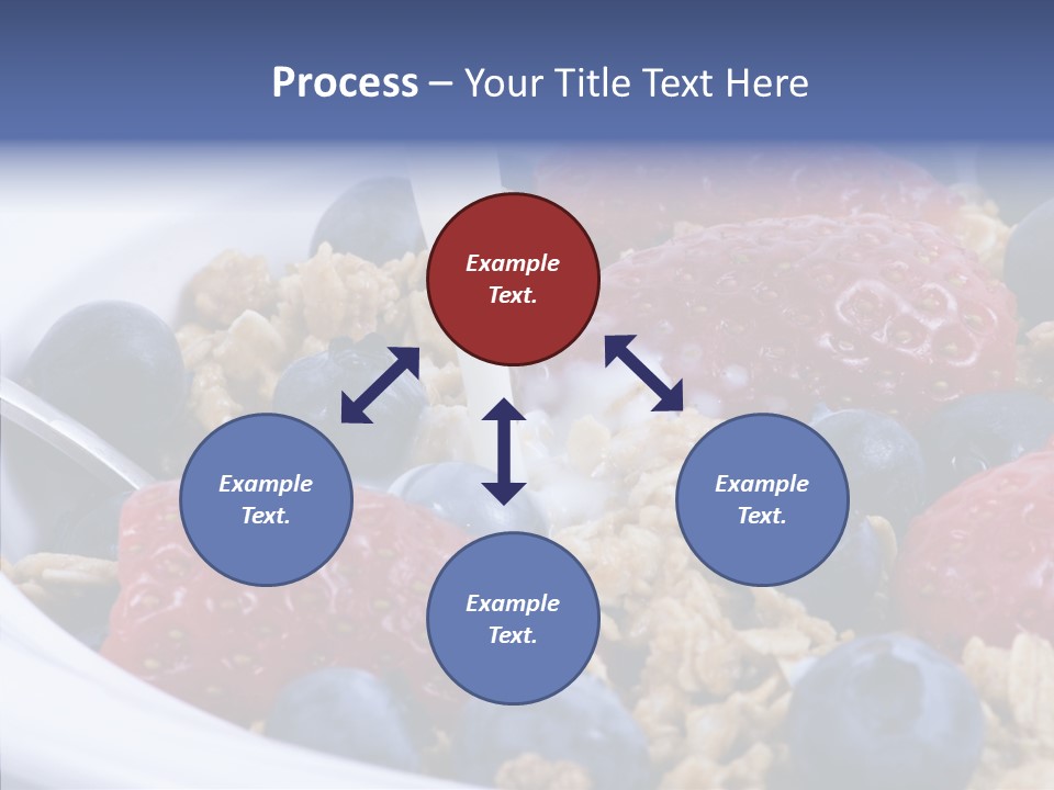 Milk Strawberry Meal PowerPoint Template
