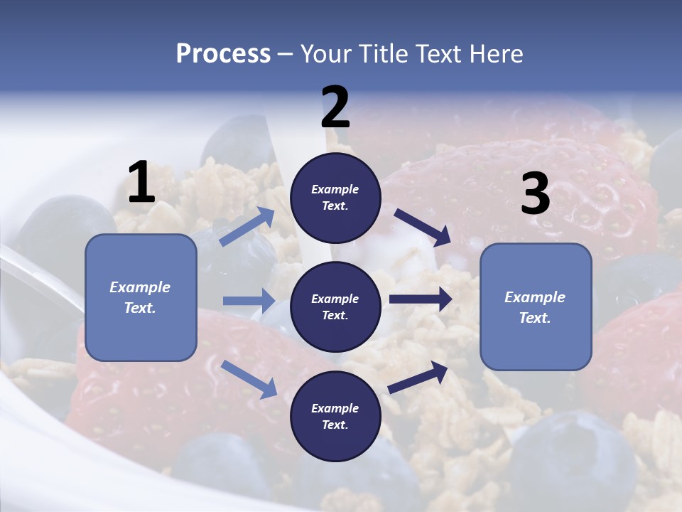 Milk Strawberry Meal PowerPoint Template