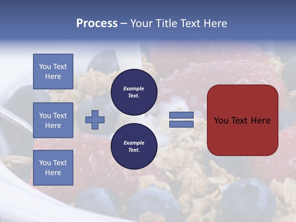 Milk Strawberry Meal PowerPoint Template